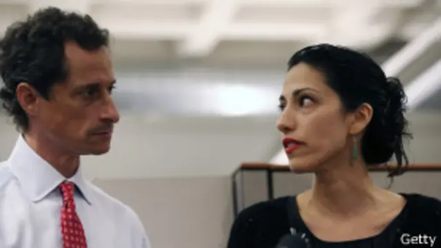 Энтони Уинер и Хума Абедин