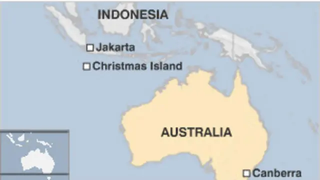 peta australia indonesia