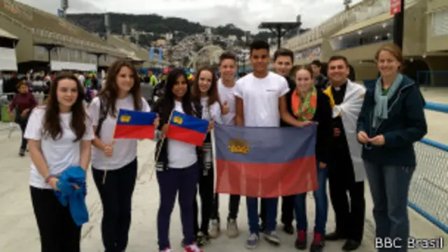Jovens de Liechtenstein no Rio | Foto: Luís Barrucho / BBC Brasil