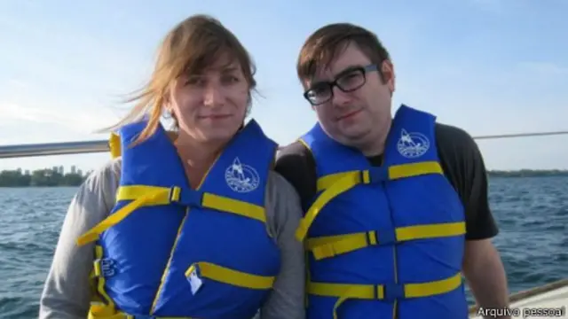 Amy Miller e Justin Ward | Foto: Arquivo pessoal