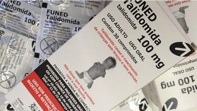 थैलिडोमाइड का पैकेट