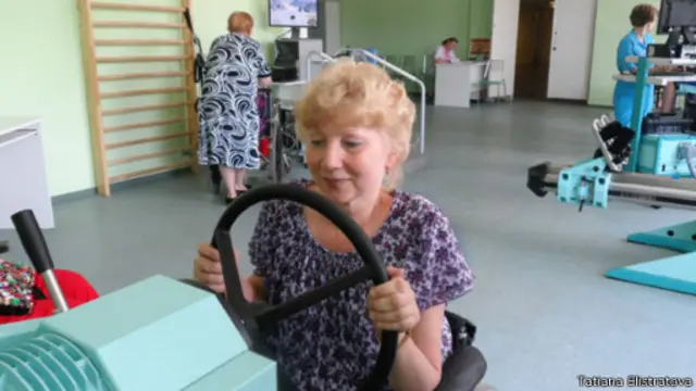 Татьяна Елистратова в тренажерном зале