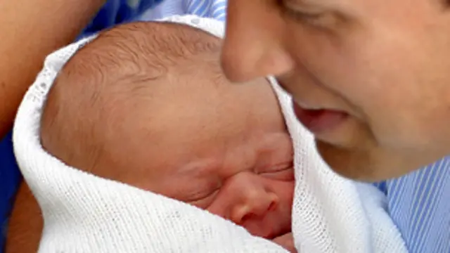 ولد جورج يوم امس الثلاثاء