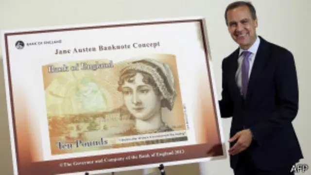 Джейн Остин на купюрах