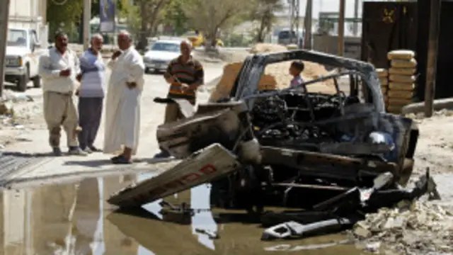 تصویر از انفجار روز چهارشنبه، بغداد