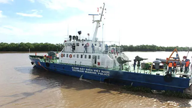 Tàu cảnh sát biển Việt Nam được nói đã ra đối đầu với tàu hộ tống giàn khoan Trung Quốc