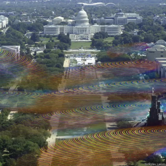 Ondas de wi-fi en Washington
