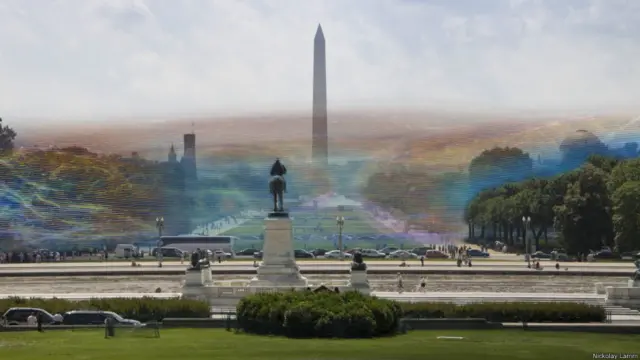 Ondas de wi-fi en Washington