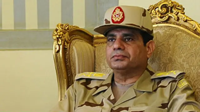 Abdel Fattah al-Sisi.