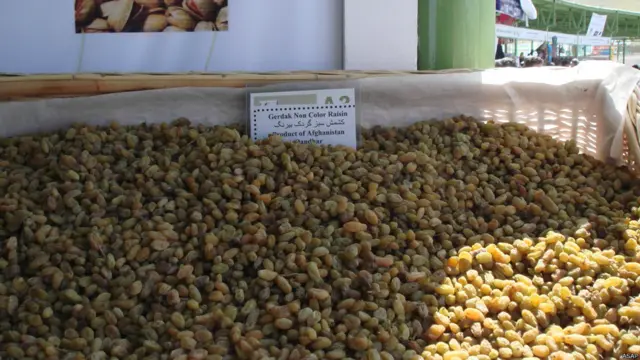 کشمش یکی از اقلام مهم صادراتی افغانستان به حساب می‌آید.