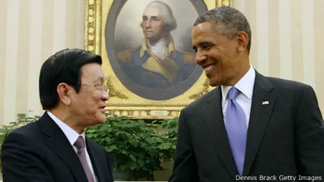 Ông Trương Tấn Sang thăm Mỹ