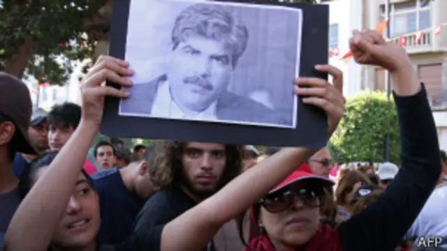 Демонстрация в Тунисе