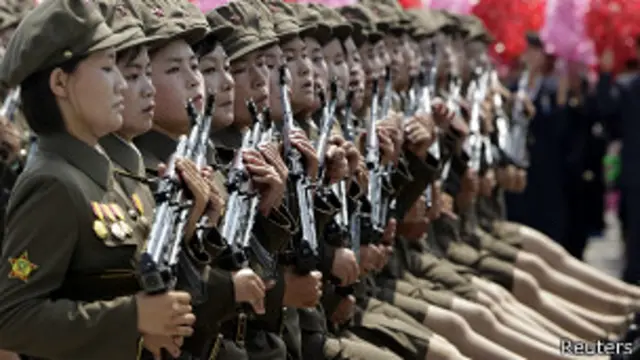 Парад в Пхеньяне