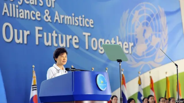 朴槿惠在休战60年纪念仪式上致辞（27/7/2013）