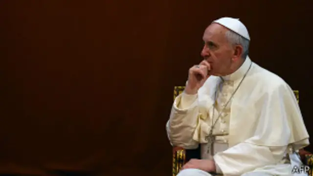 El Papa en el Teatro Municipal de Río