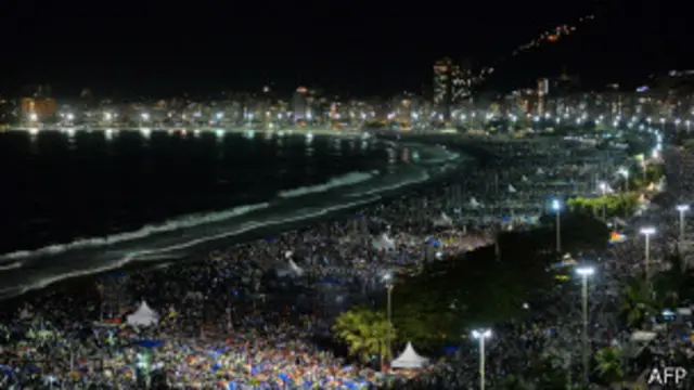 Praia de Copacabana (foto: AFP)