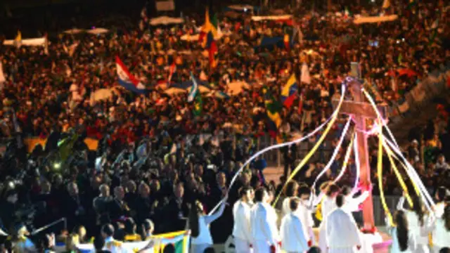 حضر العظة نحو مليوني شاب من أكثر من 170 دولة