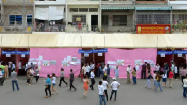 Người dân Campuchia đi bỏ phiếu hôm 28/7
