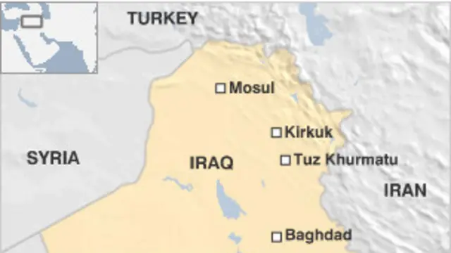 peta irak