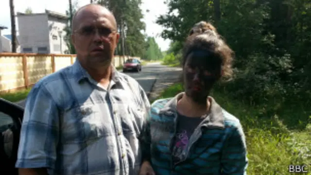 Вячеслав Шелег с дочерью