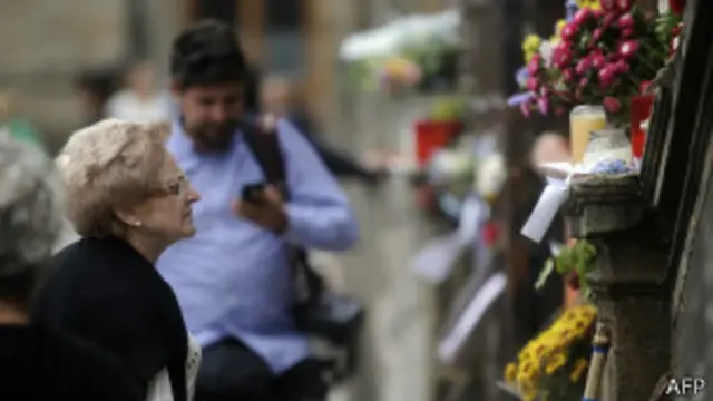 Траур по погибшим в Испании