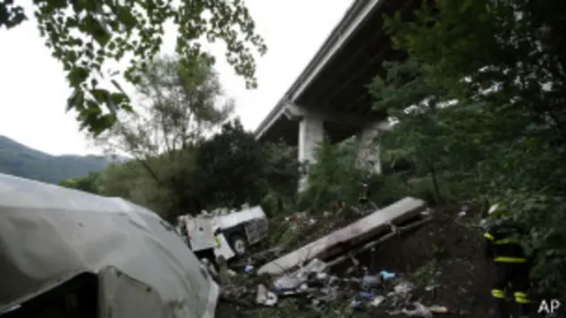 На месте аварии