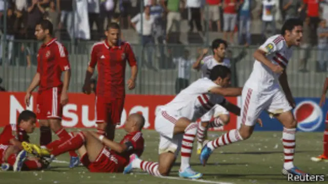 فرحة لاعبي الزمالك