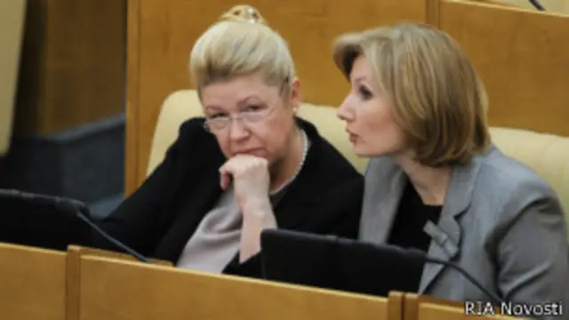 Елена Мизулина и Ольга Баталина