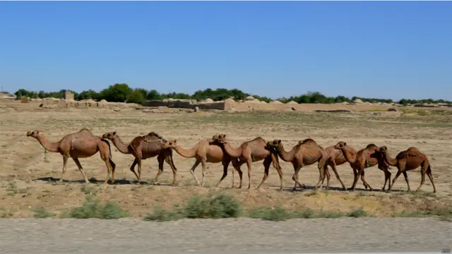 جوزجان در شمال افغانستان، اقلیم صحرایی خشک دارد. در تابستان بسیار گرم و در زمستان بسیار سرد است.