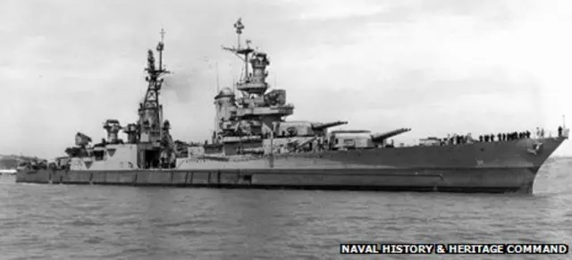 USS Indianapolis en 1945