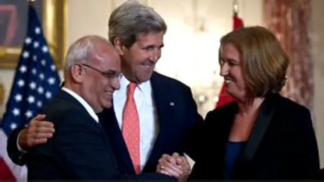 کېري، عريقات، ليفني