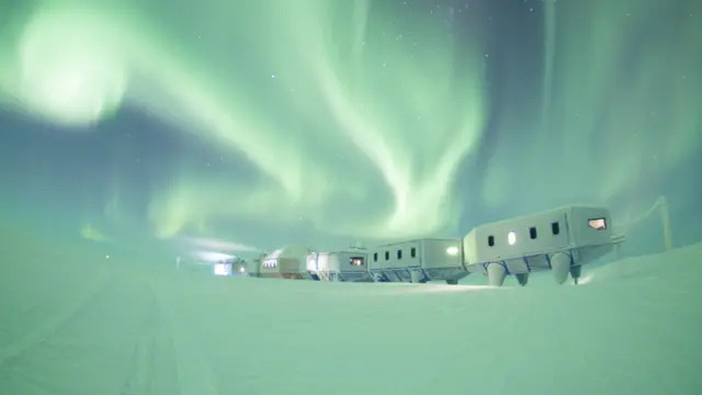 Estación británica Halley V, Foto: A.Dubber, British Antarctic Survey