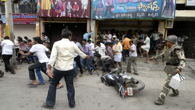 तेलंगाना विरोध 