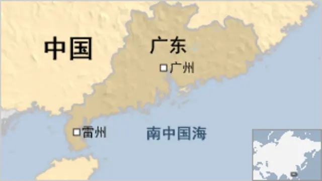 湛江雷州地圖