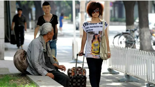 desigualdade social na China | Foto: AFP