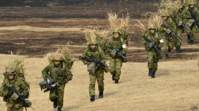 日本自卫队士兵