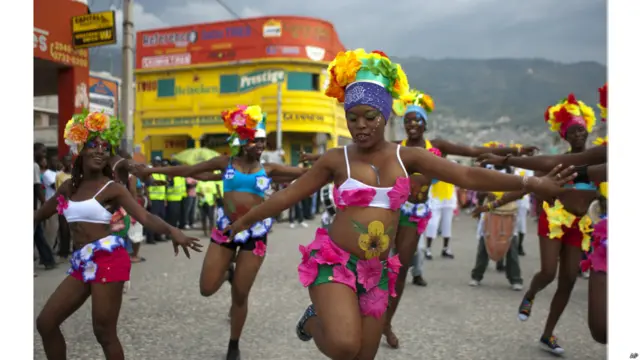 haiti flower carnival