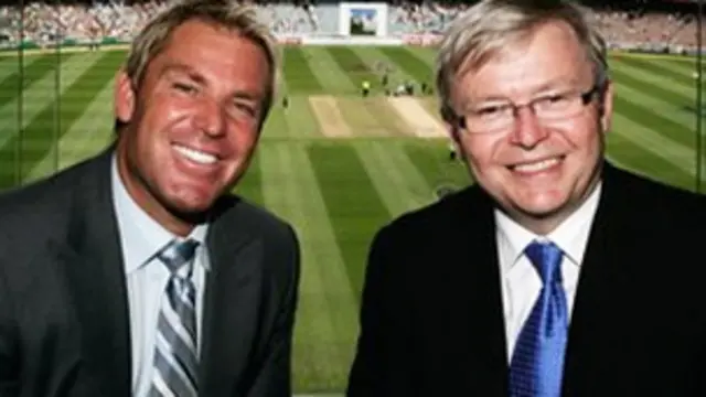 शेन वॉर्न और केविन रड