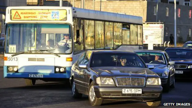 कजाकिस्तान में सार्वजनिक परिवहन, यातायात