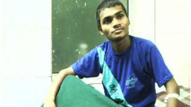 उत्तराखंड में आई बाढ़ से प्रभावित लड़का शुभम.