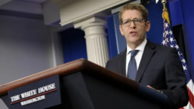 Kakakiin fadar White house Jay Carney