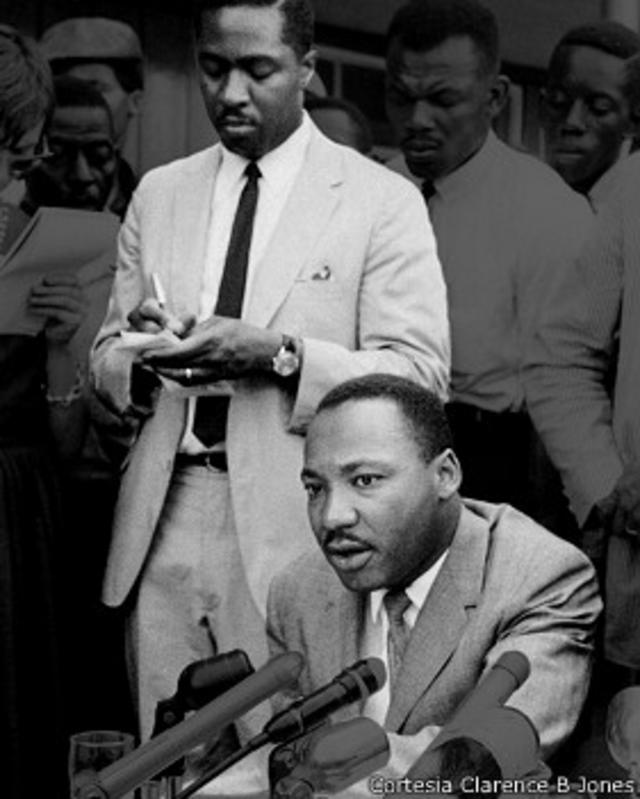 Clarence B Jones y Martin Luther King