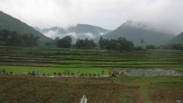 "112 आदिवासी गांवों में से किस आधार पर12 गावों को चुना गया"