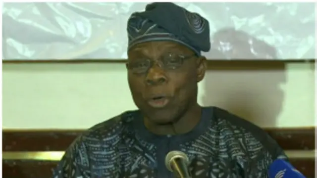 Cif Obasanjo ya ce shugaba Jonathan na horas da 'yan bindiga