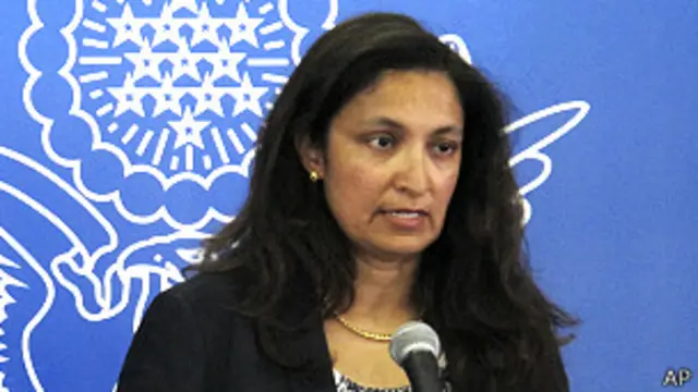 美國官員澤雅在記者會上表示,中美人權對話未達預期效果。