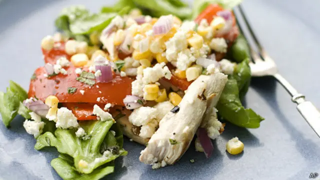 Ensalada con pollo
