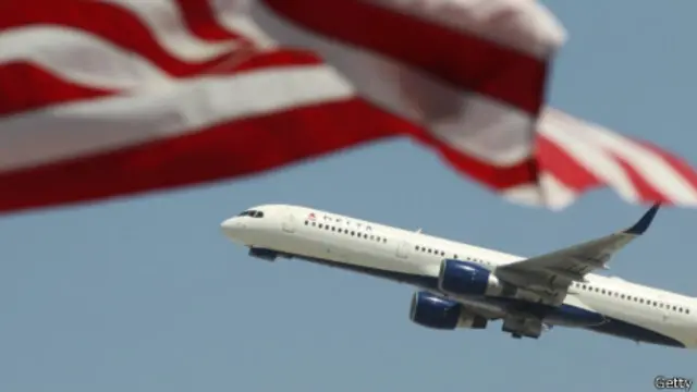 Máy bay của hãng Delta Airlines, Mỹ