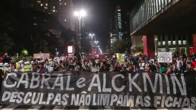 Protesto / AFP