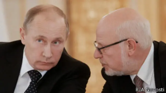 Михаил Федотов и Владимир Путин