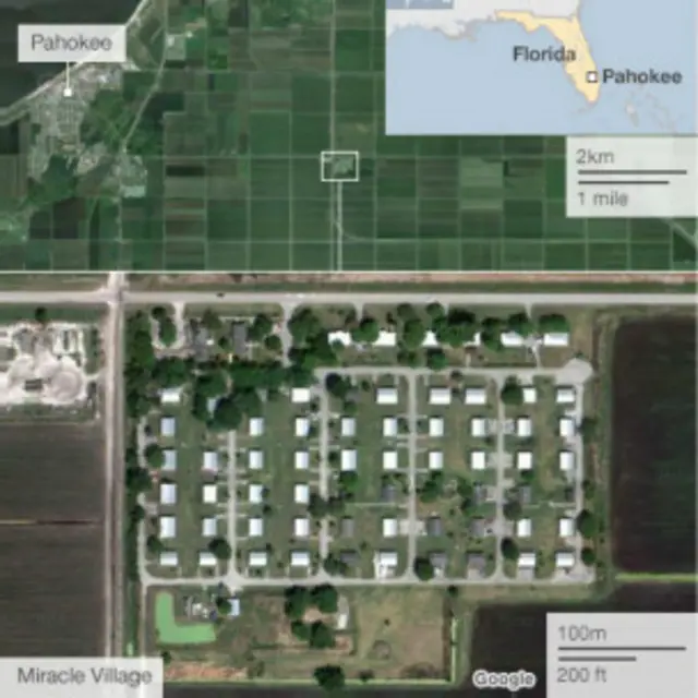 Pahokee é a cidade mais próxima de Miracle Village, a mais de 2 km de distância